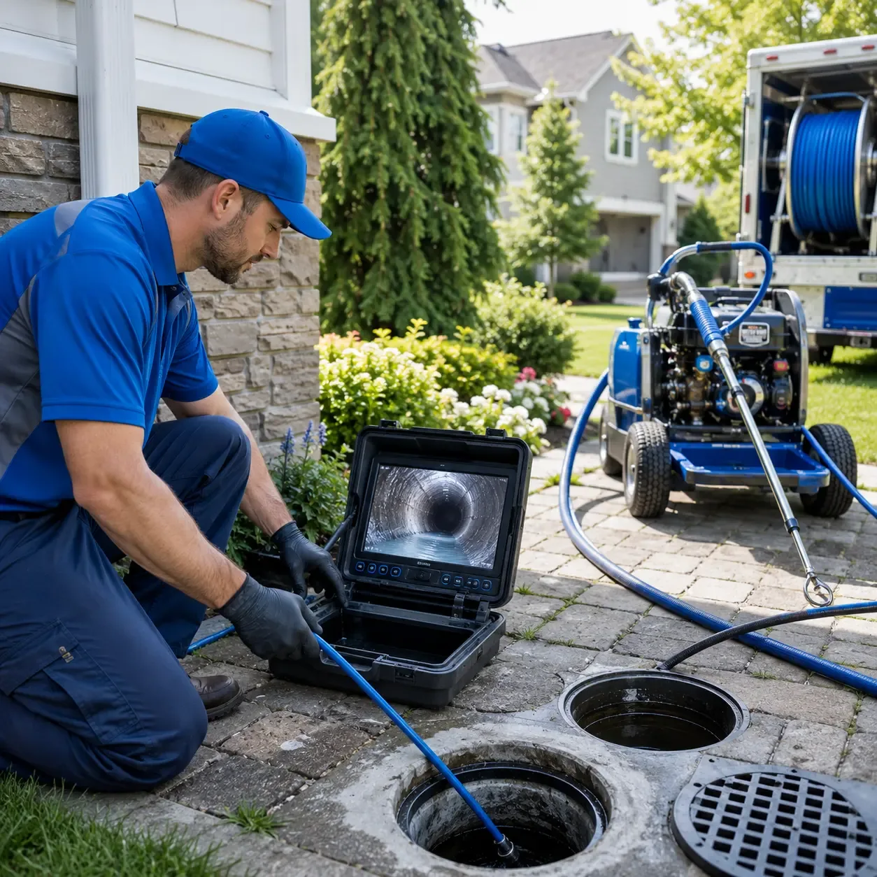 Outdoor drain cleaning professionals serving Saratoga, NC